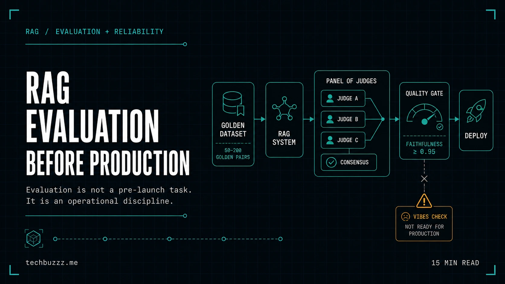 RAG Evaluation Before Production: A Practical Guide